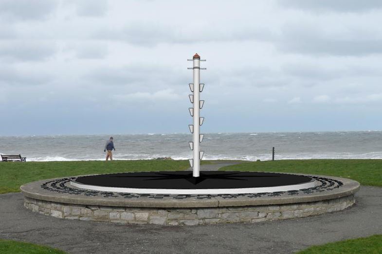 Artist's impression of proposed memorial