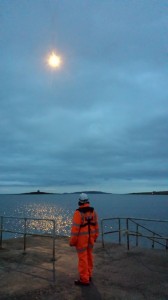 Skerries Coast Guard White parachute flare