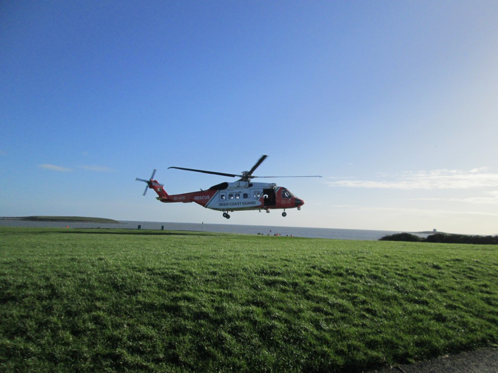 Coast Guard S92 helicopter Red Island