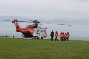 Skerries Coast Guard - heli training